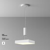 Миниатюра фото потолочный светодиодный светильник maytoni zon c032cl-45w3k-sq-w | 220svet.ru